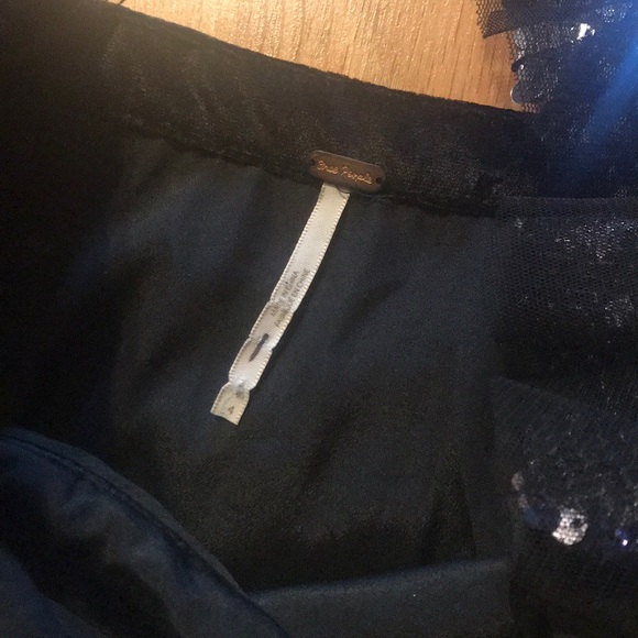 FREE PEOPLE Sequin Siren mini dress,4!NEW - Picture 7 of 8